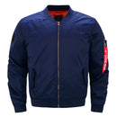 New pilot Air men bomber jacket Mens Military Bomber Jackets Men Casual Solid Zipper Pilot Jacket Green New Slim Fit Male Coats