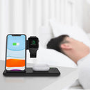 15W Qi快速无线充电器支架，适用于iPhone 13 11 12 X 8 Apple Watch 4合1可折叠充电站，适用于Airpods 3 Pro iWatch