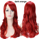 S-noilite Synthetic 28colors 22inch Loose Wave Wigs Halloween Cosplay Wig Blue Red Pink Grey Purple Hair Wig Cosplay for party