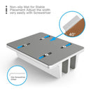 Vertical Adjustable Laptop Stand Aluminium Portable Notebook Mount Support Base Holder For MacBook Pro Air Accessory Book Holder