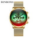 2020 New Top Luxury Fashion Brand  Watch Men Color Bright Glass Chronograph Men&