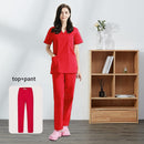 Hospital Operating Room Black Blue Nurse Scrubs Set Beauty Salon Work Uniform Medical Surgical Tops Pants Pet Doctor Workwear
