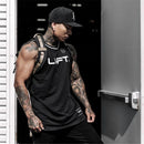 Brand Gym Workout Men Tank Tops Patchwork Fitness Sleeveless Shirt Stringer Mens Bodybuilding Men Sportswear Vest Muscle Singlet