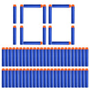 50PCS For Nerf Bullets Soft Hollow Hole Head 7.2cm Refill Darts Toy Gun Bullets for Nerf Series Blasters Xmas Kid Children Gift