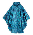 Freesmily Women's Fashion Raincoat Waterproof Rain Poncho Cloak with Hood for Hiking Climbing and Touring