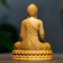 Mini Thailand Shakyamuni 10CM Buddha Boxwood Gifts Wood Figures Buddha Statues Home Decoration Collection Ornaments