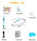 Original 3D Pen For Children 3D Drawing Printing Pencil with LCD Screen With PLA Filament Toys for Kids Christmas Birthday Gift