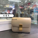 Classic Crossbody Bag Genuine Leather Box Tofu Shoulder Bag for Women 2021 Adjustable Luxury Design Flap Crossbody Bag with Lock