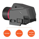 Tactical LED Gun Light Flashlight Red Laser Sight for 20mm Rail Pistol Gun Light Airsoft Light Hunting Shooting Accessory