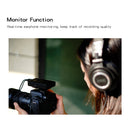 EYK EW-C102 Camera Lapel Mic UHF Wireless Lavalier Microphone with Audio Monitor Function for Phones DSLR DV Camcorder Webcast