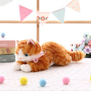 New cute plush cat white black soft stuffed plush toy animal gift for children boy girl toy gift 35-40cm