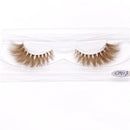Xinemilin BLONDE 3D mink fake lashes wholesale natural individual brown false eyelashes makeup 15 25mm lash extension supplies
