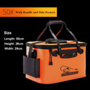 WALK FISH 11/19/23/28/35L Collapsible Folding Thicken EVA Live Fish Box Tank Bucket Camping Outdoor Fishing Tackle Equipment