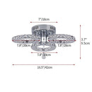 Modern Lustre Chrome Crystal Chandeliers Lighting Led Hanging Ceiling Lamp For Kitchen  Plafon Lamparas De Techo Luminaire
