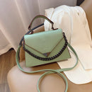 New Solid Leather Crossbody Bags For Women 2021 New Chain Luxury Design Handbags Ladies Messenger Shoulder bags Female Purses