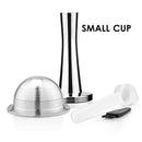 ICafilasSVIP Stianless Steel Reusable Vertuoline Capsule  For Nespresso Vertuo Coffee Filter Espresso For Vertuo Plus