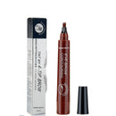 5-color four-pronged eyebrow pencil eyebrow brush split liquid waterproof long-lasting eyebrows enhancer pencil eyebrow shadow