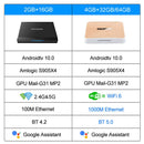 Global Mecool KM6 豪华版 Amlogic S905X4 电视盒 Android 10 4G 64GB 32G 谷歌认证 支持 Wifi6 BT1000M 机顶盒