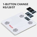 Sinocare Smart Body Fat Composition Scale Bathroom Scale Test 12 Body Date Mass BMI Health Weight Scale LED Display Bluetooth