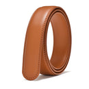 HIDUP Good Quality Real Genuine Leather Automatic Model Belt for Men Blue Colour Strap Only Without Buckle 3.5cm Width LUWJ17