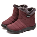 TIMETANG Women's ankle boots fur boots warm snow boots winter shoes for women waterproof padded boots winter boots womenfootwear