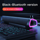 3D Surround Soundbar Bluetooth 5.0 Speaker Wired Computer Speakers Stereo Subwoofer Sound bar for Laptop PC Theater TV Aux 3.5mm
