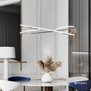 NEO Gleam Gold Chrome Plated Modern Led pendant lights for dining room kitchen room bar shop ceiling lamp 90-260V Free Shipping