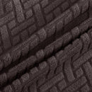 Wing back Chair Cover Jacquard Spandex Stretch Slipcovers for office Chairs Stylish 2 Piece Set With Elastic Band