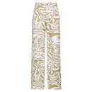 IAMSURE Zebra Print Trousers Women Streetwear Cool Mid-Waisted Autumn Spring Wide Leg Pants  Korean Casual Korean Style Fashion