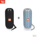 T&amp;G TG117 Portable Bluetooth Speaker Wireless Bass Column Waterproof Outdoor Music Vibro Speakers TF Card Subwoofer Loudspeaker