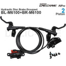 禧玛诺 DEORE M6100 M6120 油压碟刹套件，含M6100刹把和BR-M6100或M6120刹车卡钳（已组装）