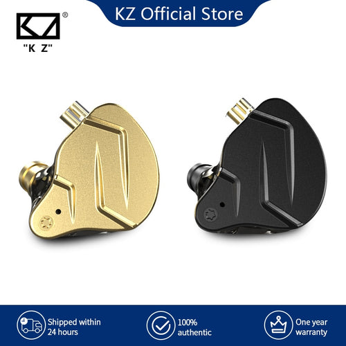 KZ ZSN Pro X 金属耳机 1BA+1DD 圈铁混合技术 HIFI 重低音入耳式耳塞 入耳式监听耳机 运动降噪耳机