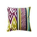 Leaf Cushion Cover Embroidered Abstract Geometric Pillowcase Tassels Fringe Square Pillow Cover 45x45cm/30x50cm Home Decoration