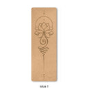 Natural Cork TPE Yoga Mat For Fitness Sports Mats Pilates Exercise Non-Slip Yoga Mat With Position Body Line Training Pad 183*61