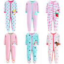 Baby Body Cat Romper Baby Boys Girls Printed Autumn Winter Romper Long Sleeved One-Piece Pajamas
