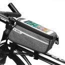 Waterproof Bicycle Pack Nylon Bike Cyling Cell Mobile Phone Bag Case 5.5'' 6'' Bicycle Panniers Frame Front Tube Bag Accessories