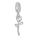 BELAWANG DIY Silver Beads Fit Original Charm Bracelet 925 Sterling Silver Charm Enamel Lotus Flower Bead Fashion Jewelry