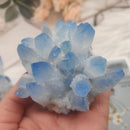 300-700g  Rare Beautiful  blue  Ghost phantom Quartz Crystal Cluster Specimen