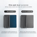 CHECA GOODS Gel Enhanced Icesense Seat Cushion Non-Slip Orthopedic Gel & Memory Foam Coccyx Cushions for Tailbone Pain chair