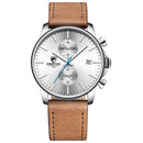New CHEETAH Mens Watches Top Luxury Brand Fashion Sports Quartz Watch Men Stainless Steel Chronograph Clock Relogio Masculino