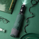 LED Automatic Umbrella With Reflective Stripe Reverse Led Light Umbrella Non-automatic Folding Inverted Russian Warehouse