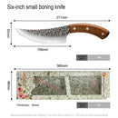5" 6" 7" Chef Knife Forged Outdoor Hunting Knife Stainless Steel Kitchen Knife for Meat Bone Fish Fruit Vegetables Butcher Knife
