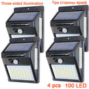 太阳能灯 48LED 太阳能路灯 户外花园墙院 LED 安全照明 可调照明角度 280流明