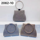 Woman Evening Bag Diamond Rhinestone Clutch Crystal Day Lady Wallet Wedding Purse Party Banquet Silver Handbags Clutches Tote