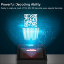 Eyoyo 2D Desktop Barcode Scanner, Omnidirectional Hands-Free Wired USB Big Barcode Reader 1D QR Screen Barcodes Scanning Scanner