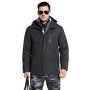 Smart Heated Jacket Waterproof Men 3 Areas Heated Vest For Women Winter Outdoor Sports Coat Warm Heating Coat Motorcycle Jacket