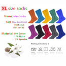 Men's Socks Cotton Breathable and Sweatproof Multicolor Four Seasons High Quality Black Dress Men's Crew Socks
