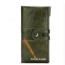 WESTAL Women's Wallet Luxury Genuine Leather Female Wallet Women's Purse Leather Womens Purses Coins and Card Wallets Clutch Bag