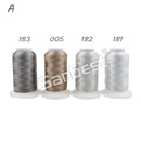Sanbest Polyester Embroidery Thread High Strength For Brother Singer Janome Babylock Embroidery Machine 1000m Filament Threads