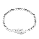 Moonmory France Popular 925 Sterling Silver Handcuff Bracelet For Women Many Silver Beads Chain Handcuff Bracelet Menottes